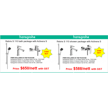 Hansgrohe Rebris S Exposed bundle