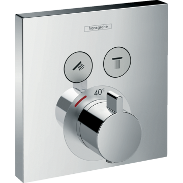 15763000 - ShowerSelect Thermostat for Concealed Installation for 2 functions