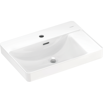 22428007 - MellowTide Q Wash bowl 600/440 with tap hole and shelf